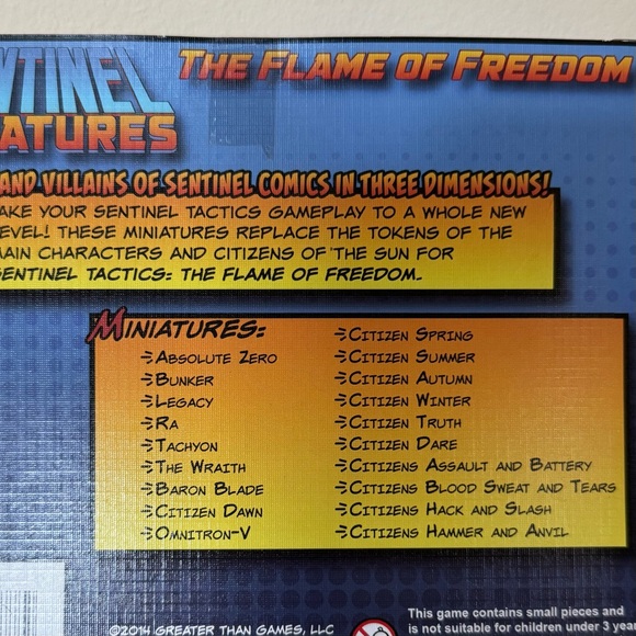 Lot of 2 - Sentinel Miniatures The Flame of Freedom & Uprising Unpainted Sealed - Picture 6 of 12